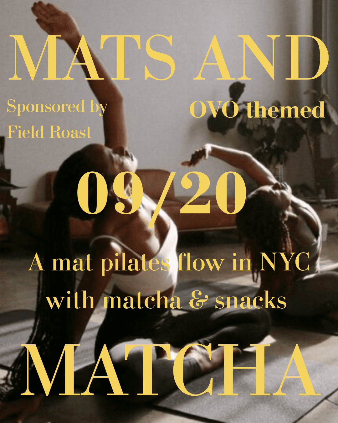 Mats & Matcha: OVO Sound Themed event image