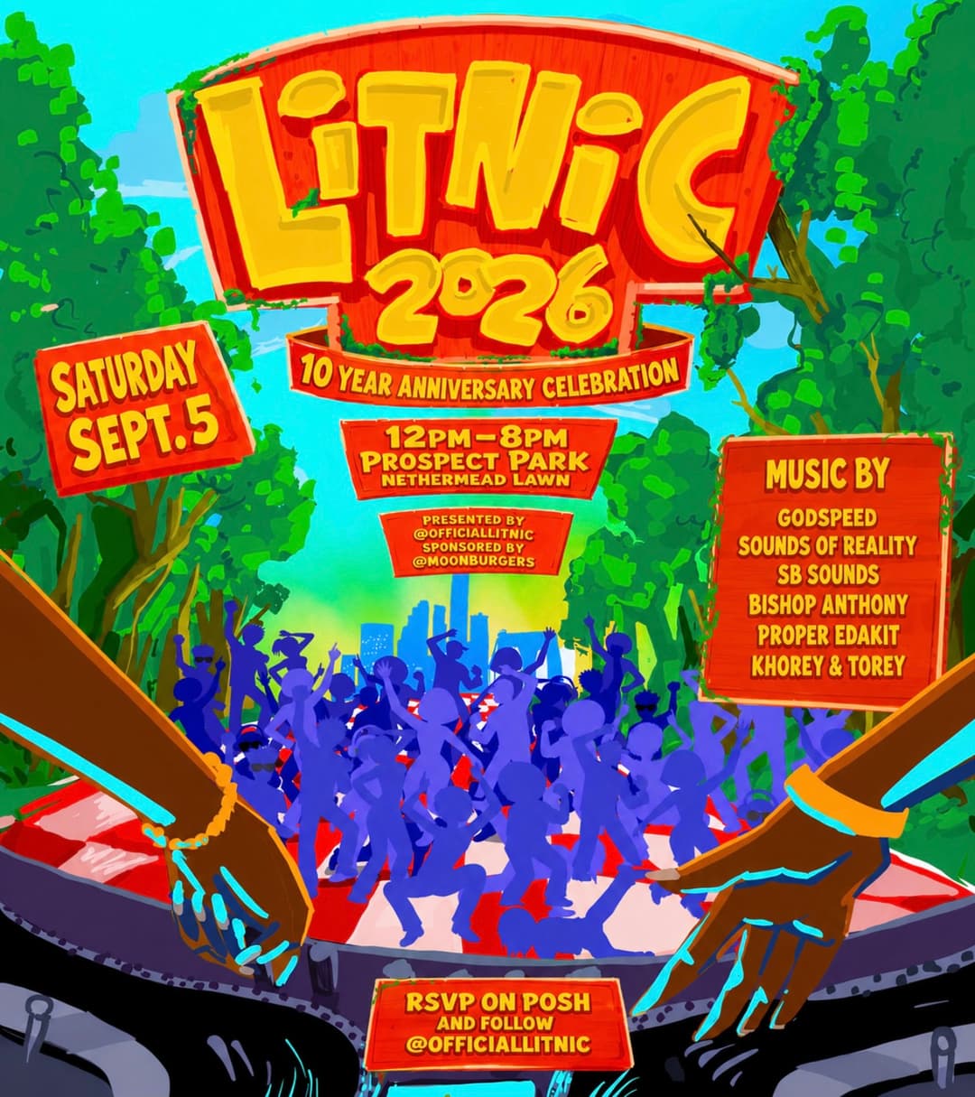 Litnic @ Prospect Park: 10 year anniversary celebration event image