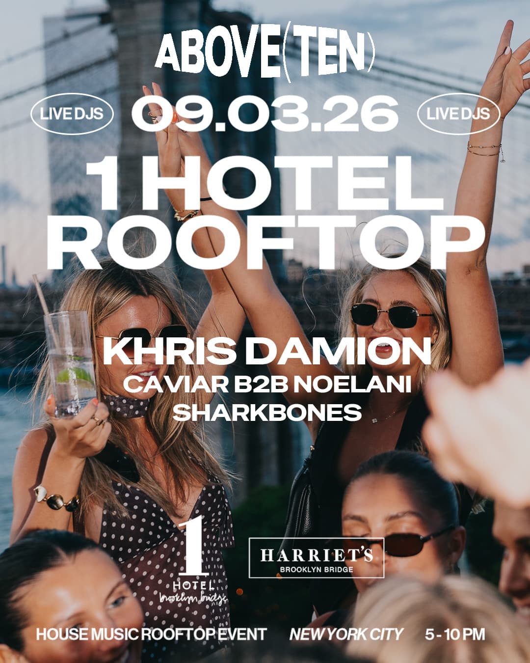 ABOVE(TEN) 1 Hotel Rooftop: Thursday September 3rd event image