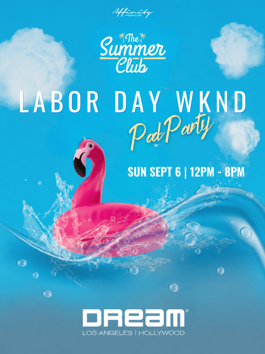 Labor Day Sunday Pool Party | Summer Club LA @ The Dream Hotel Rooftop event image