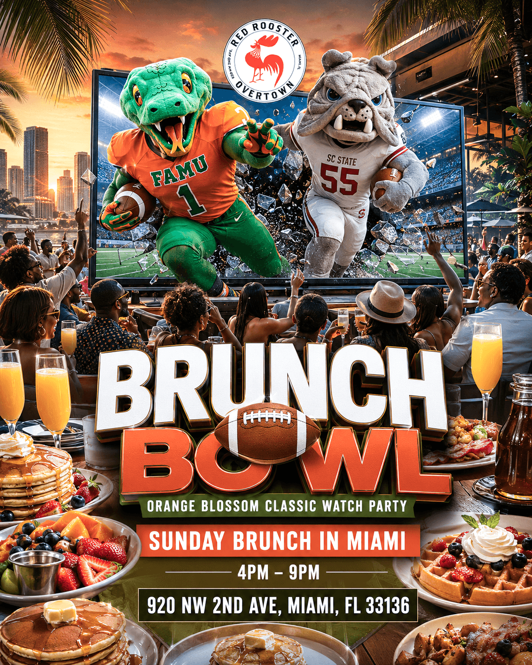 "Brunch Bowl" Orange Blossom Classic Watch Party in Miami event image