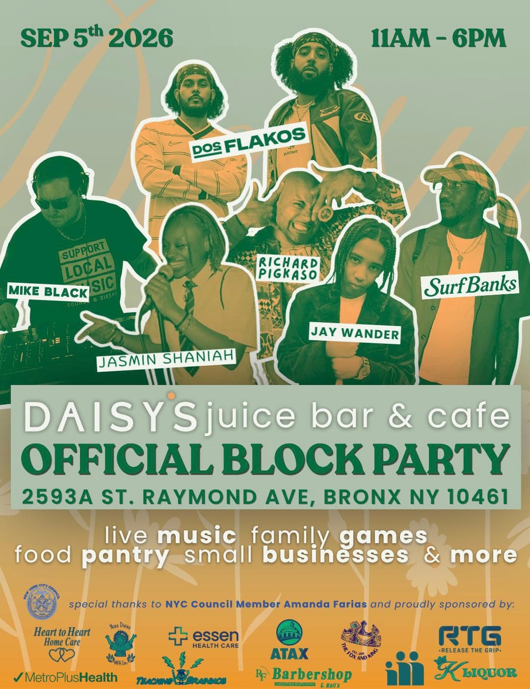 Daisy’s Block Party event image