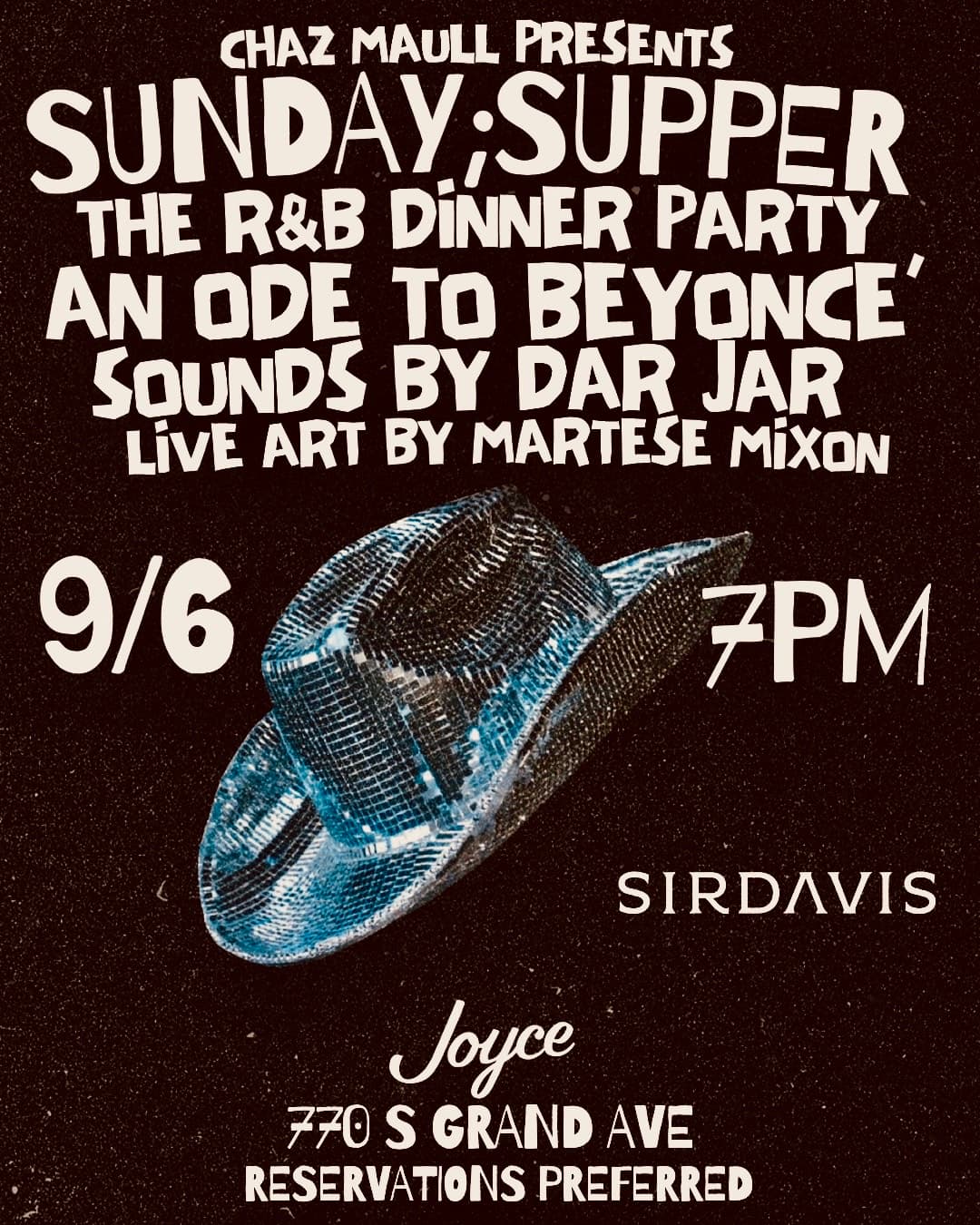 Sunday; Supper event image