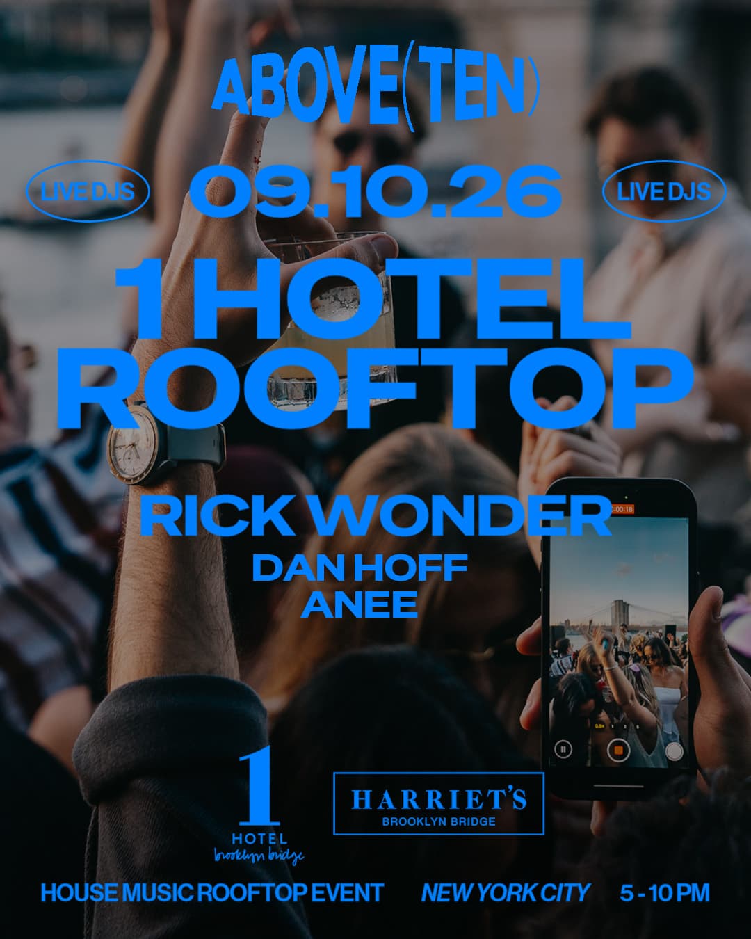 ABOVE(TEN) 1 Hotel Rooftop: Thursday September 10th event image