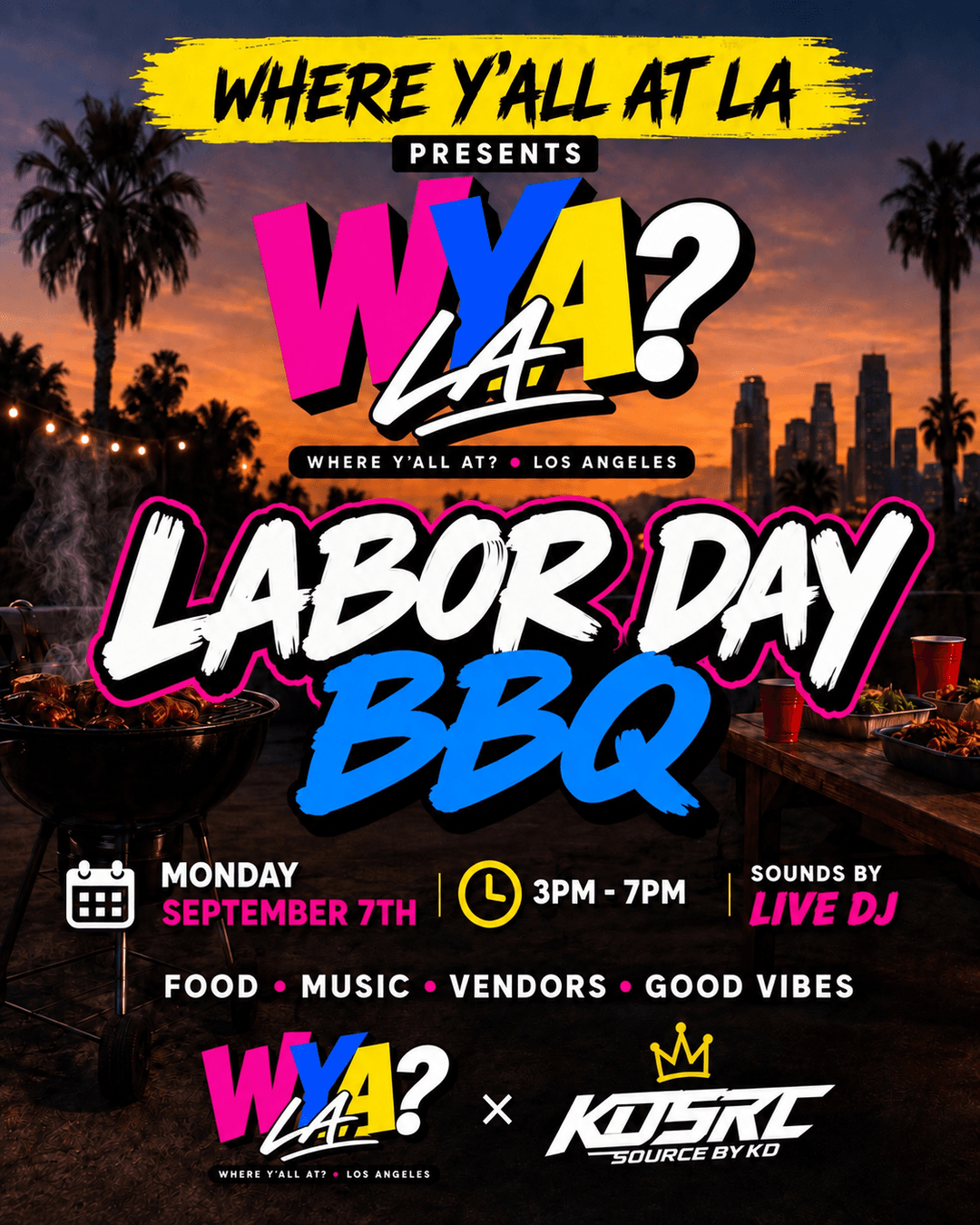 WYA? Presents: Labor Day BBQ event image