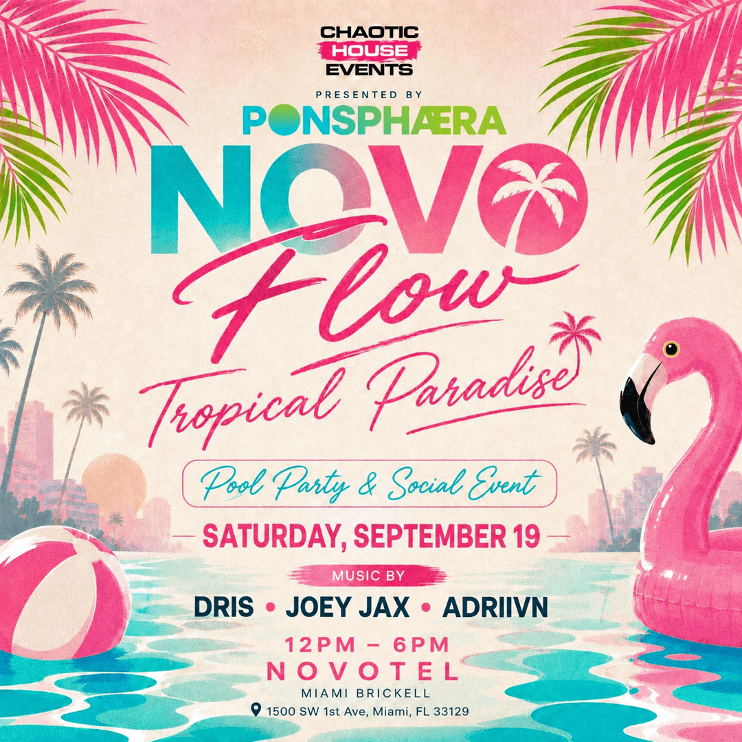 Novo Flow Pool Party Brickell event image
