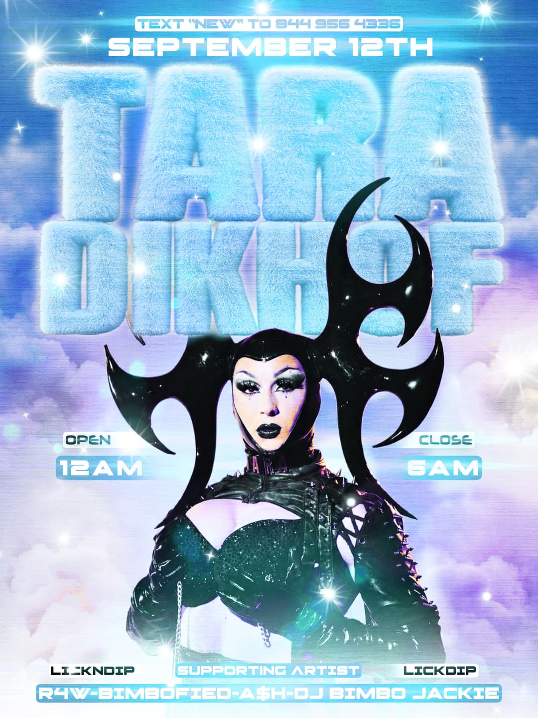 LICKNDIP: TARA DIKHOF 9/12 event image