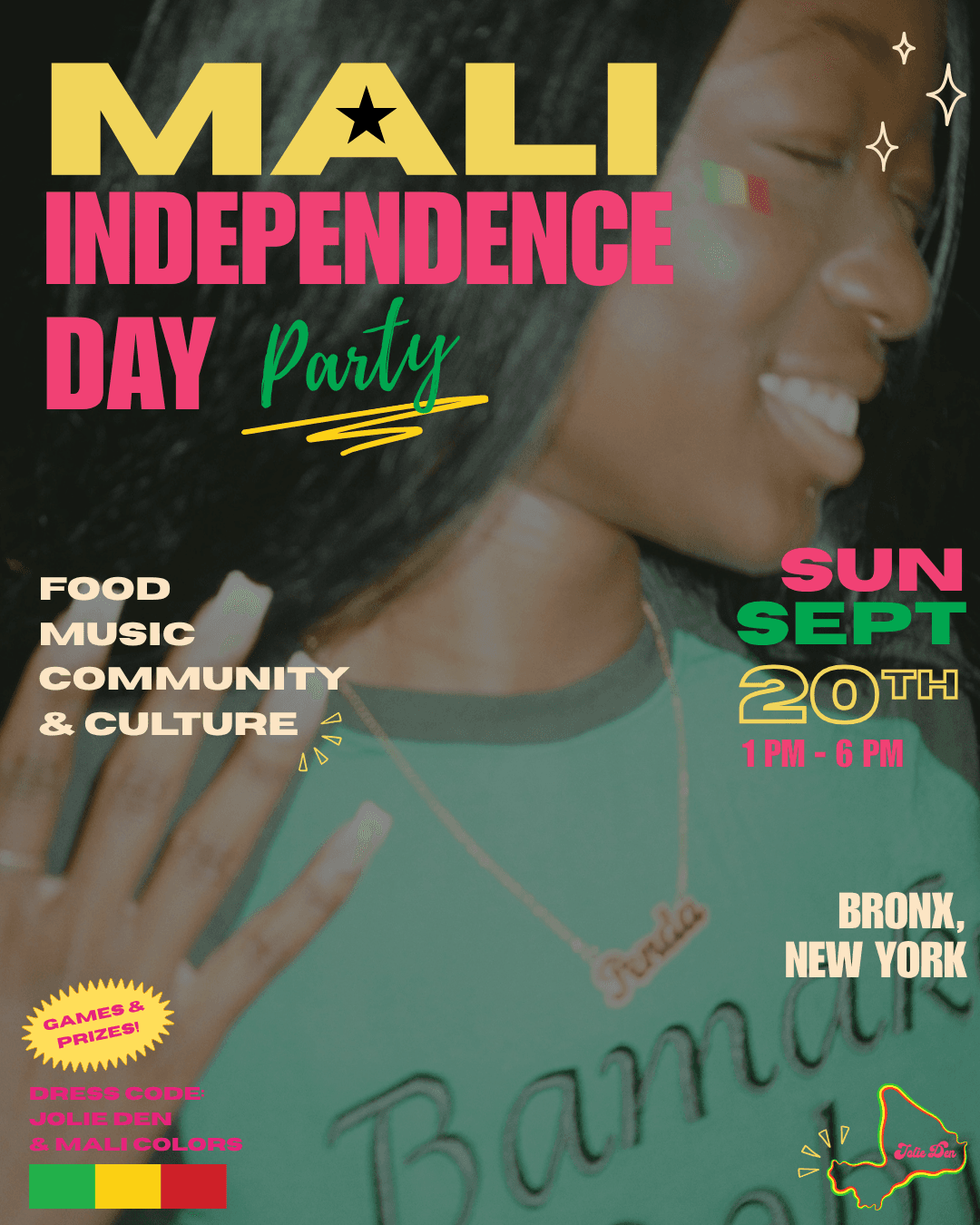 Jolie Den's Annual Malian Independence Day Party event image