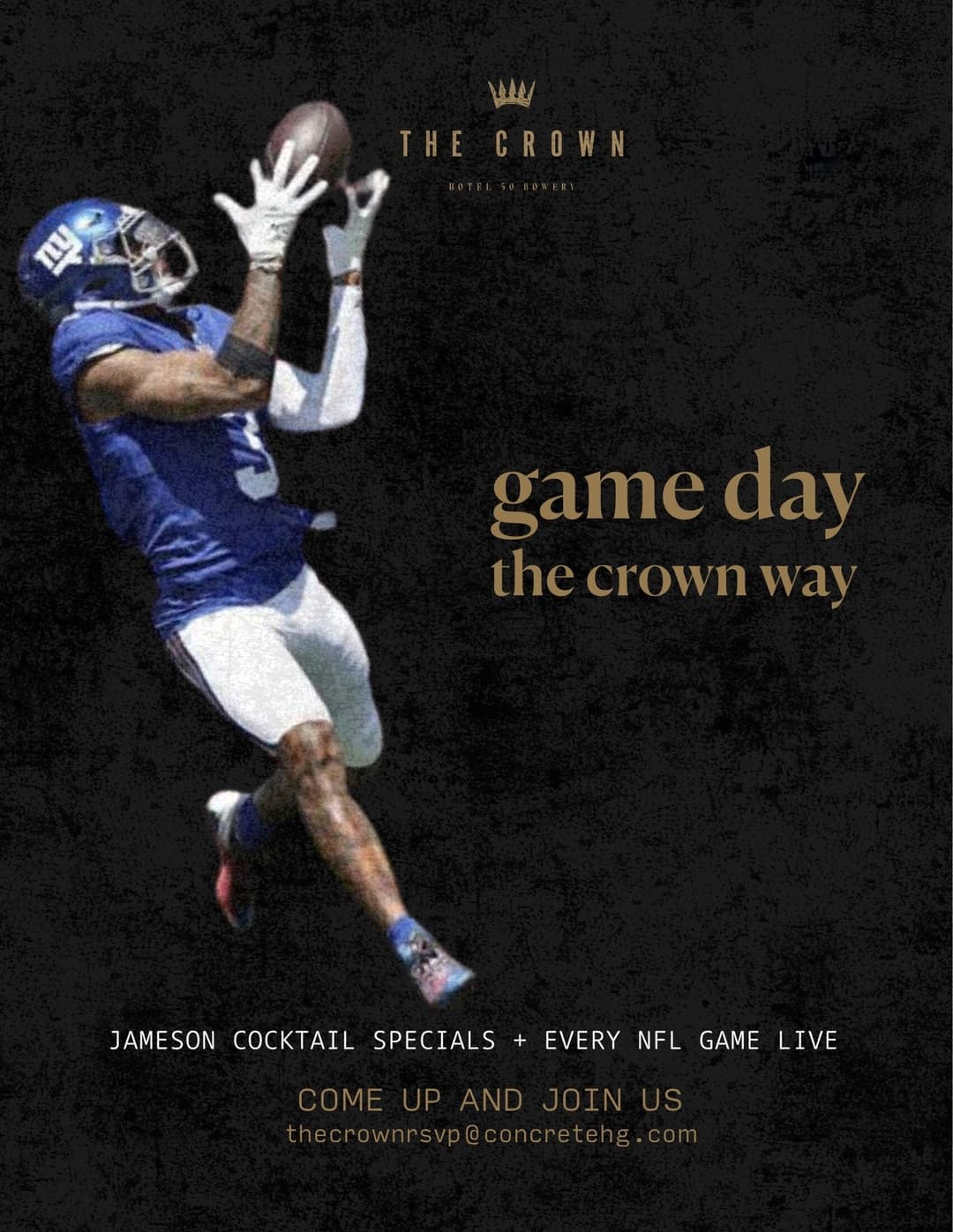 New York Giants Watch Parties at The Crown event image