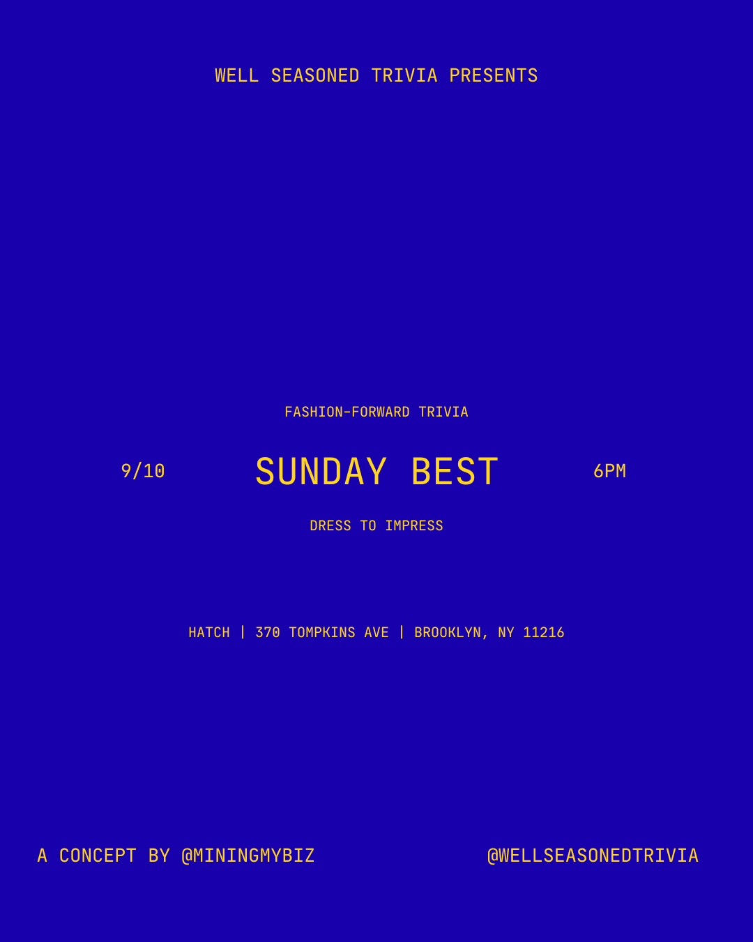 Sundays Best event image