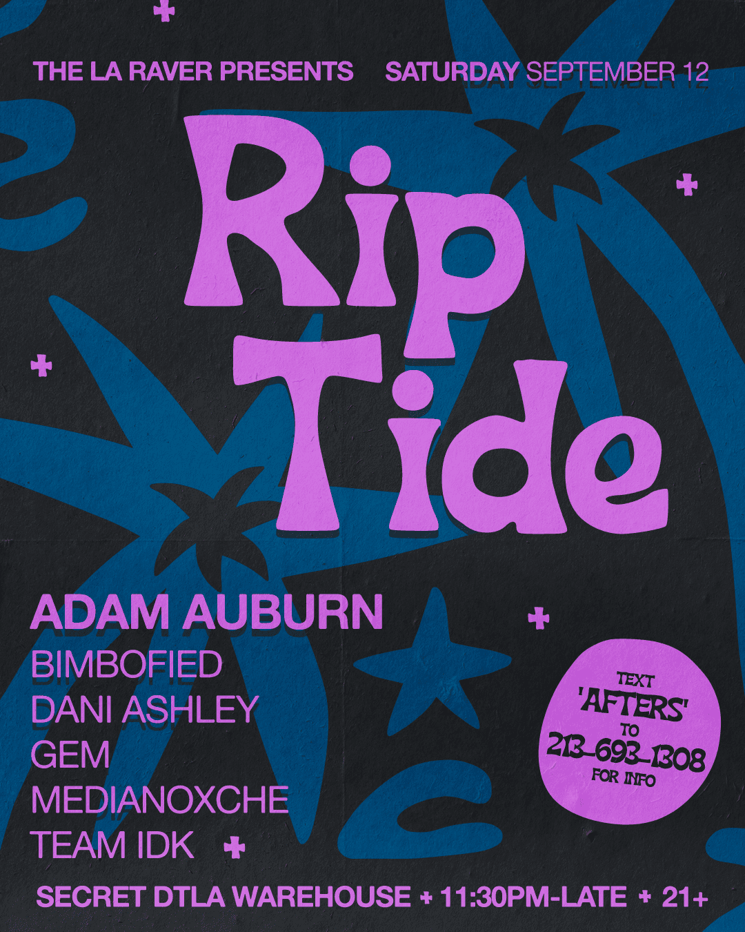 Rip Tide: House + Techno Afters Featuring Adam Auburn event image
