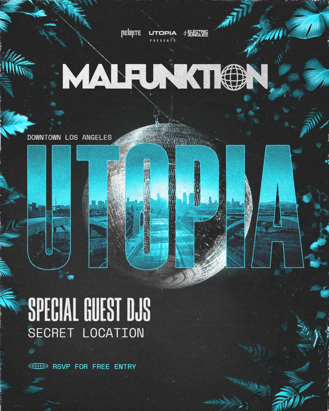 Utopia Saturdays: MALFUNKTION - Special Guest DJs event image