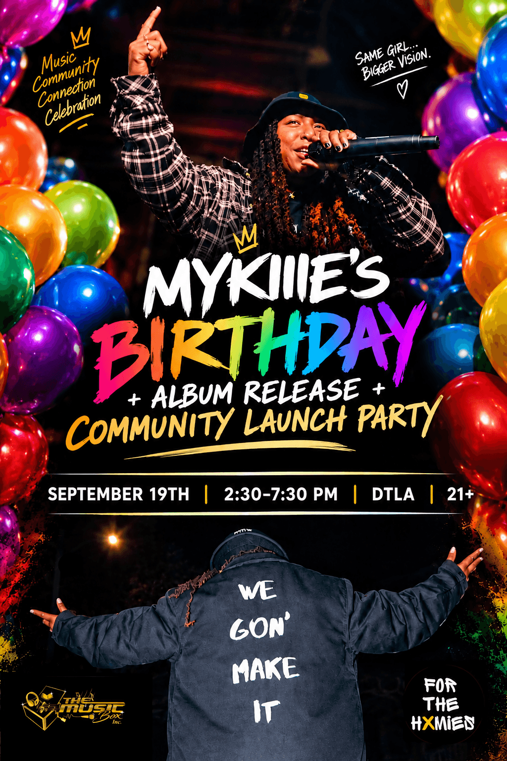 MYKIIIE's BIRTHDAY + Album Release + Community Launch Party event image