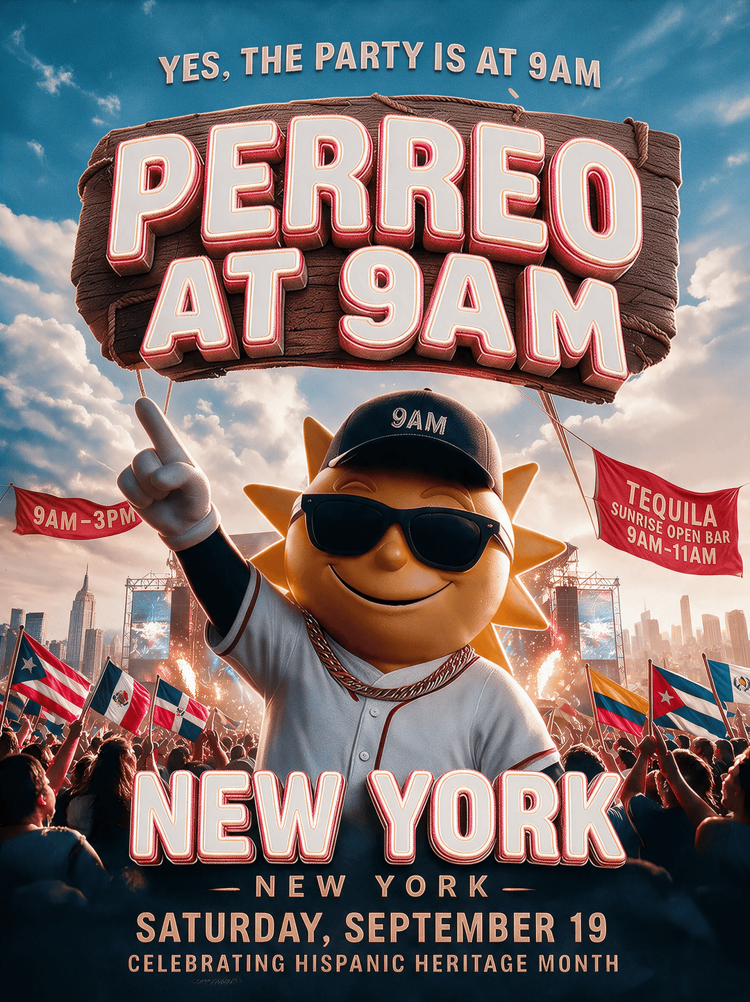 Perreo at 9am: New York event image