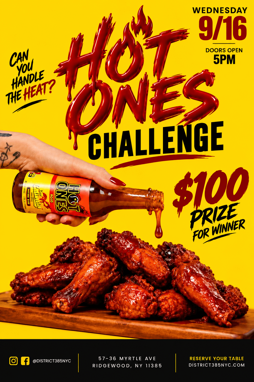 HOT ONES CHALLENGE event image