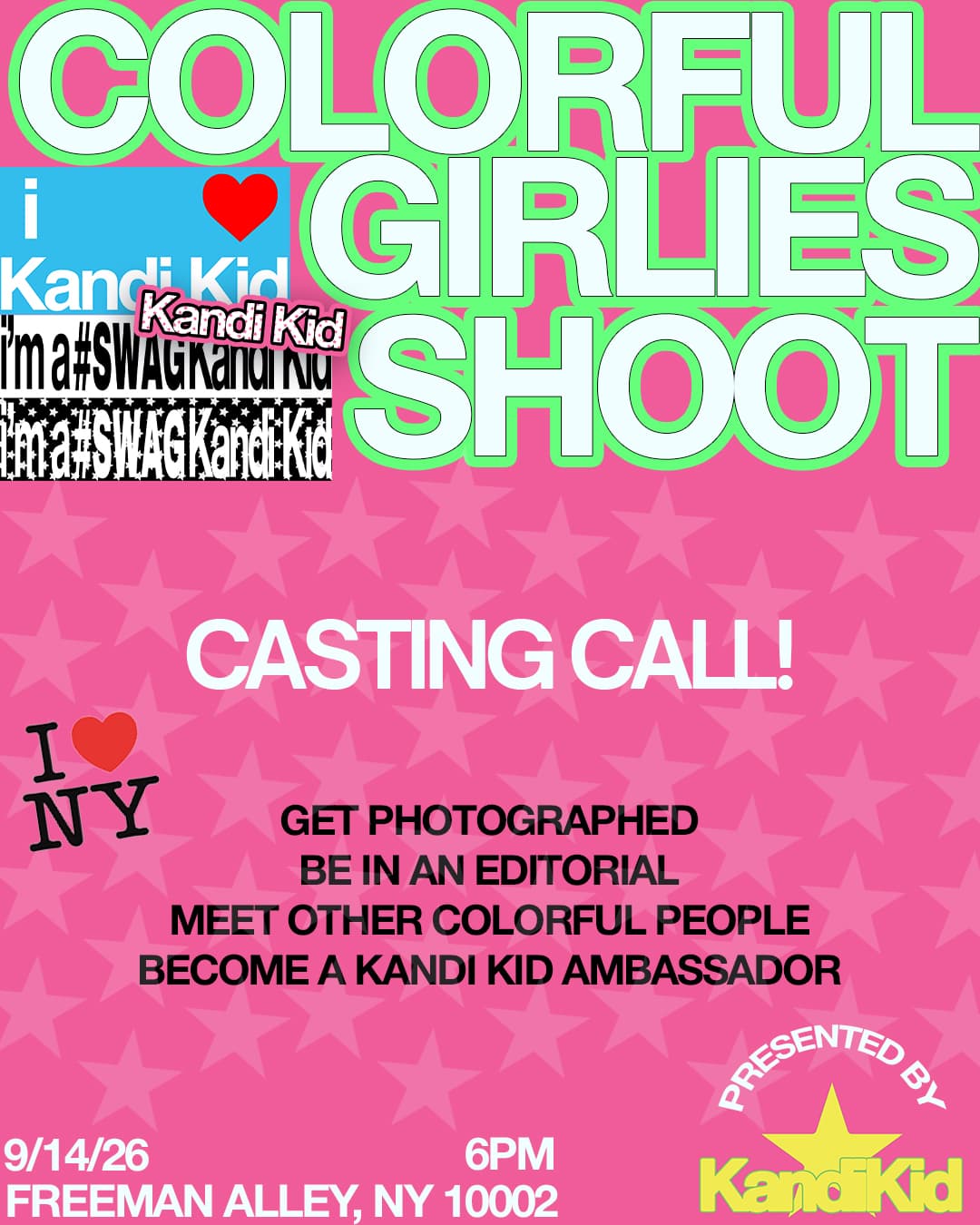 KANDi KiD NYFW casting call event image