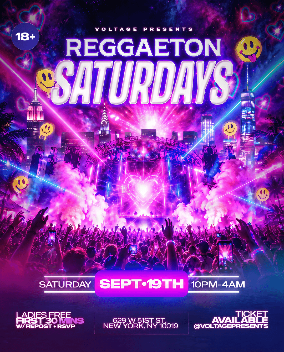 REGGAETON SATURDAYS (18+)  event image