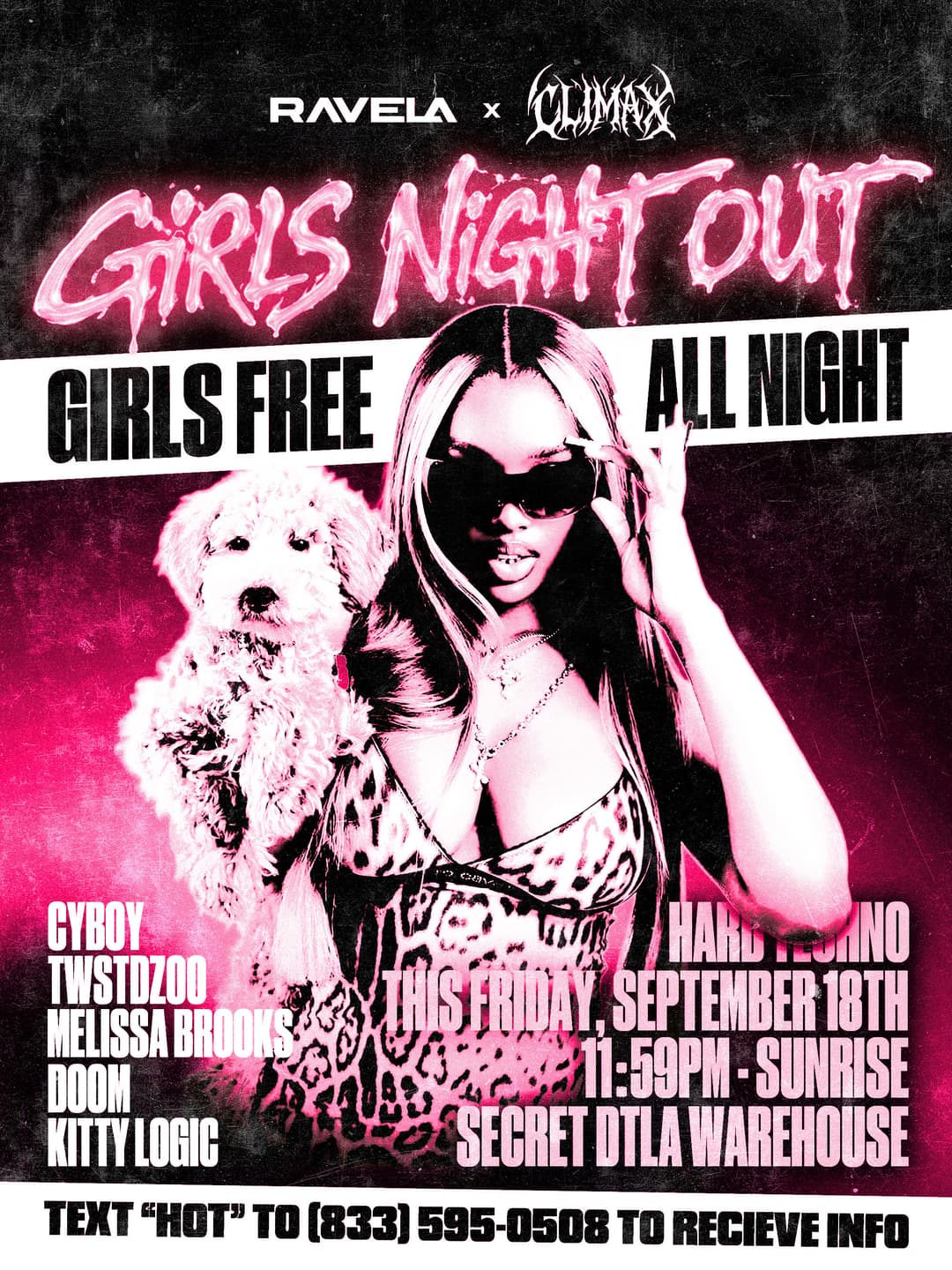 GIRLS NIGHT OUT HARD TECHNO event image