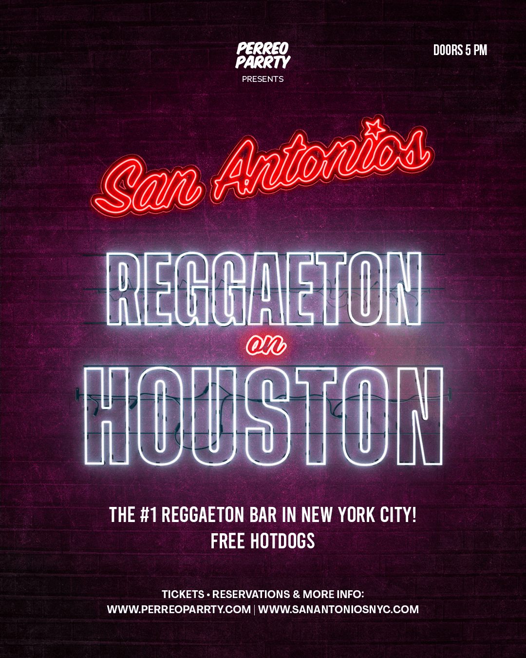 Reggaeton on Houston - Latin & Reggaeton Party NYC event image