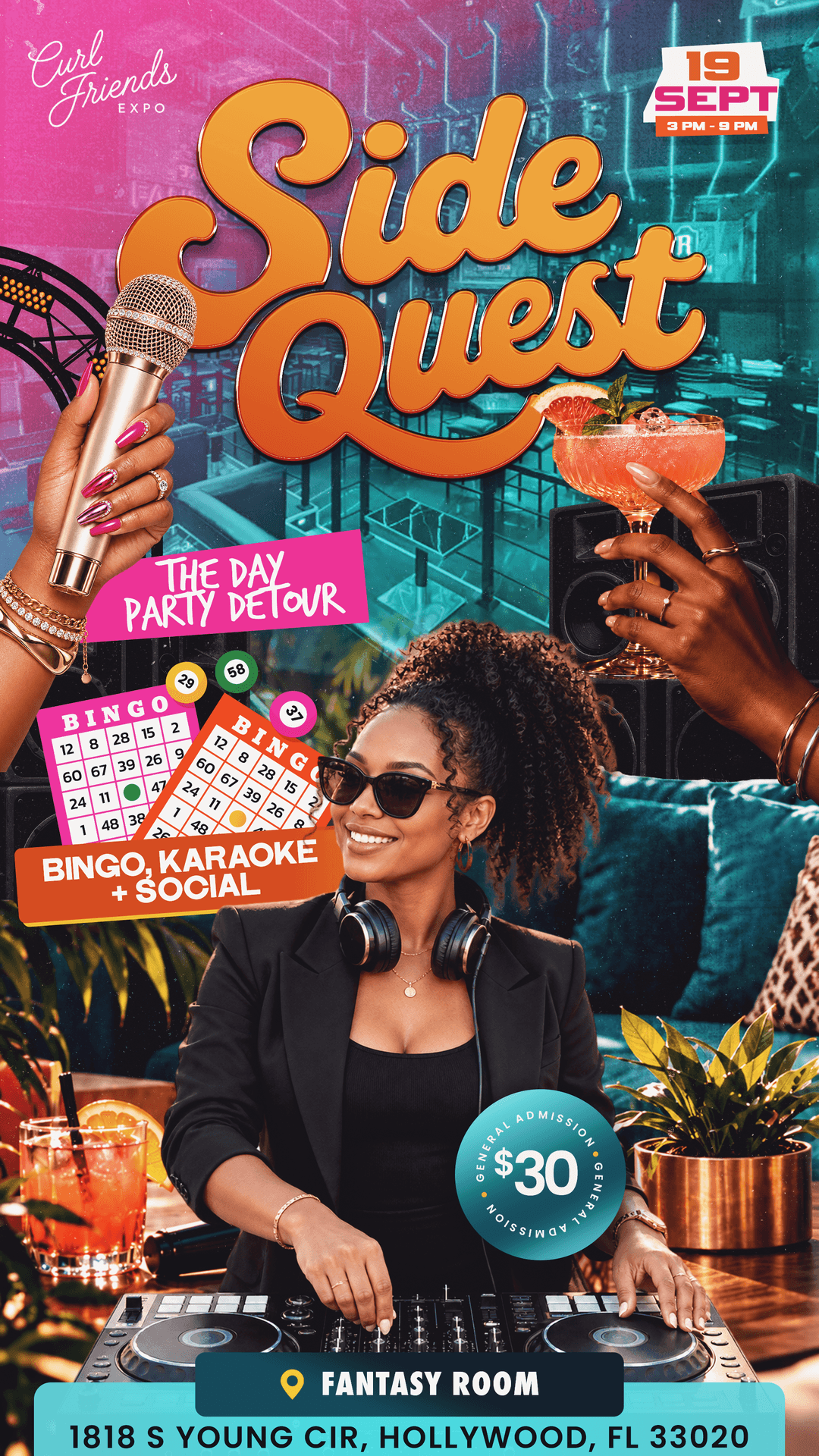 Side Quest | Bingo, Karaoke + Social event image