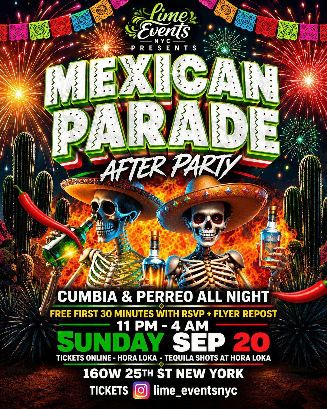 MEXICAN PARADE AFTER PARTY  @ THE ROSE NYC (18+) event image