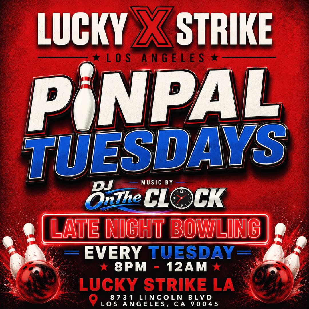 Lucky Strike LA “Tuesdays” event image
