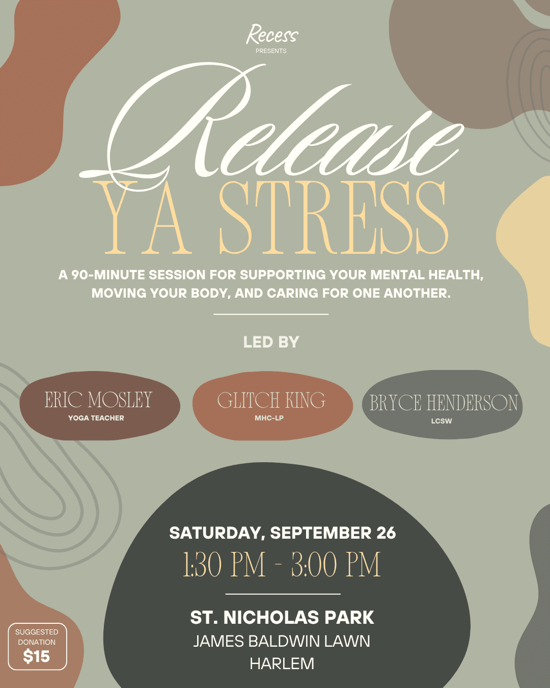 Release Ya Stress: Mental Health + Movement Workshop event image