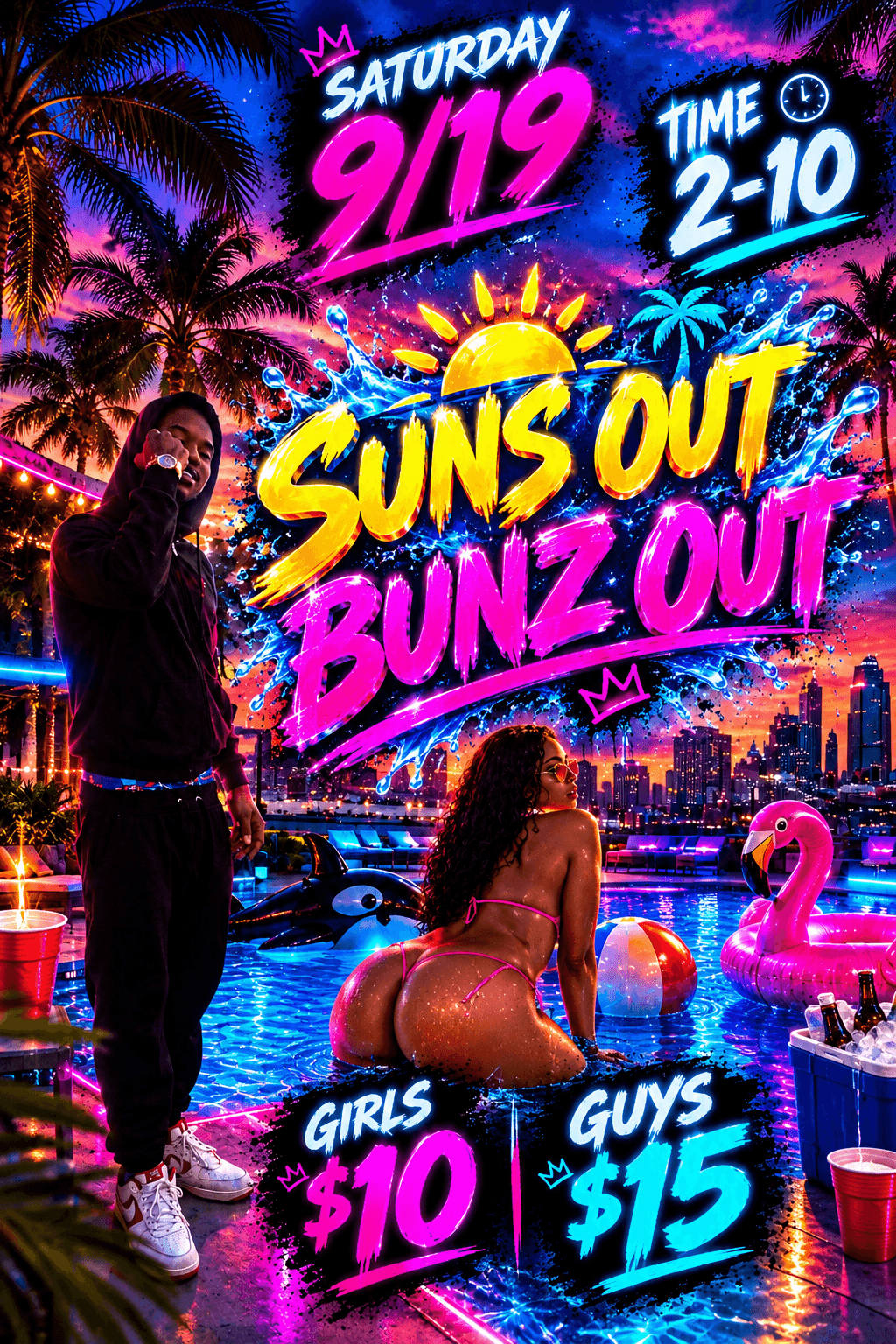 Suns out Bunz out event image