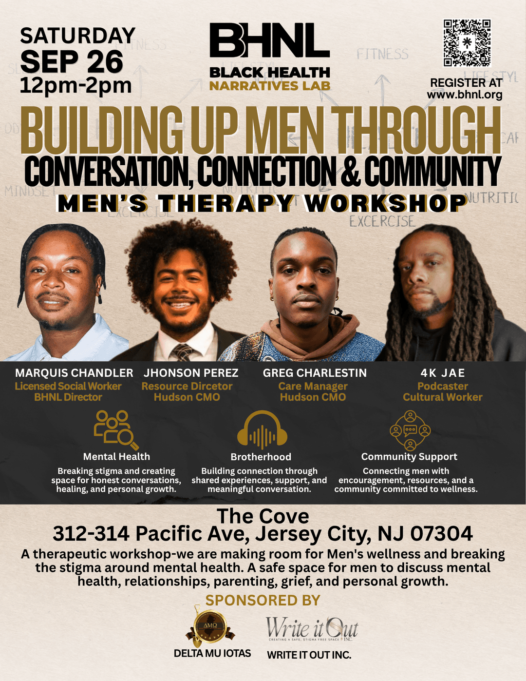 MEN’S THERAPY WORKSHOP

A Space for Men to Talk. Connect. Heal. event image