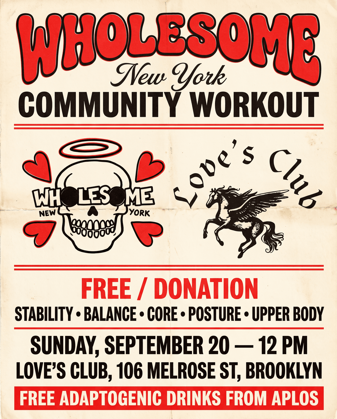 WHOLESOMENEWYORK AT LOVE'S CLUB event image