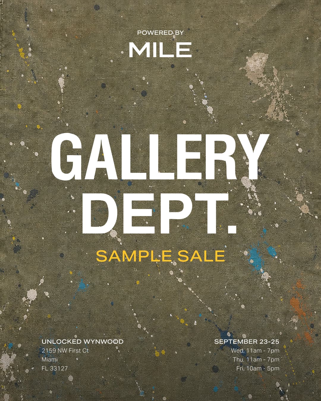Gallery Dept. Sample Sale event image