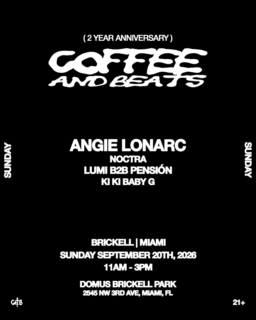 COFFEEANDBEATS at DOMUS BRICKELL PARK ( 2 YEAR ANNIVERSARY ) event image