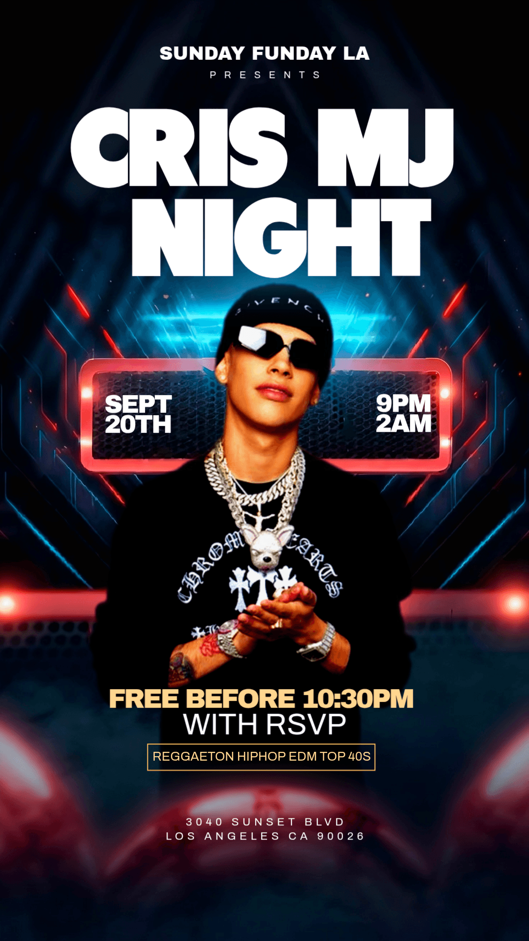 Cris MJ Night Host DJ SMOKE ONE event image