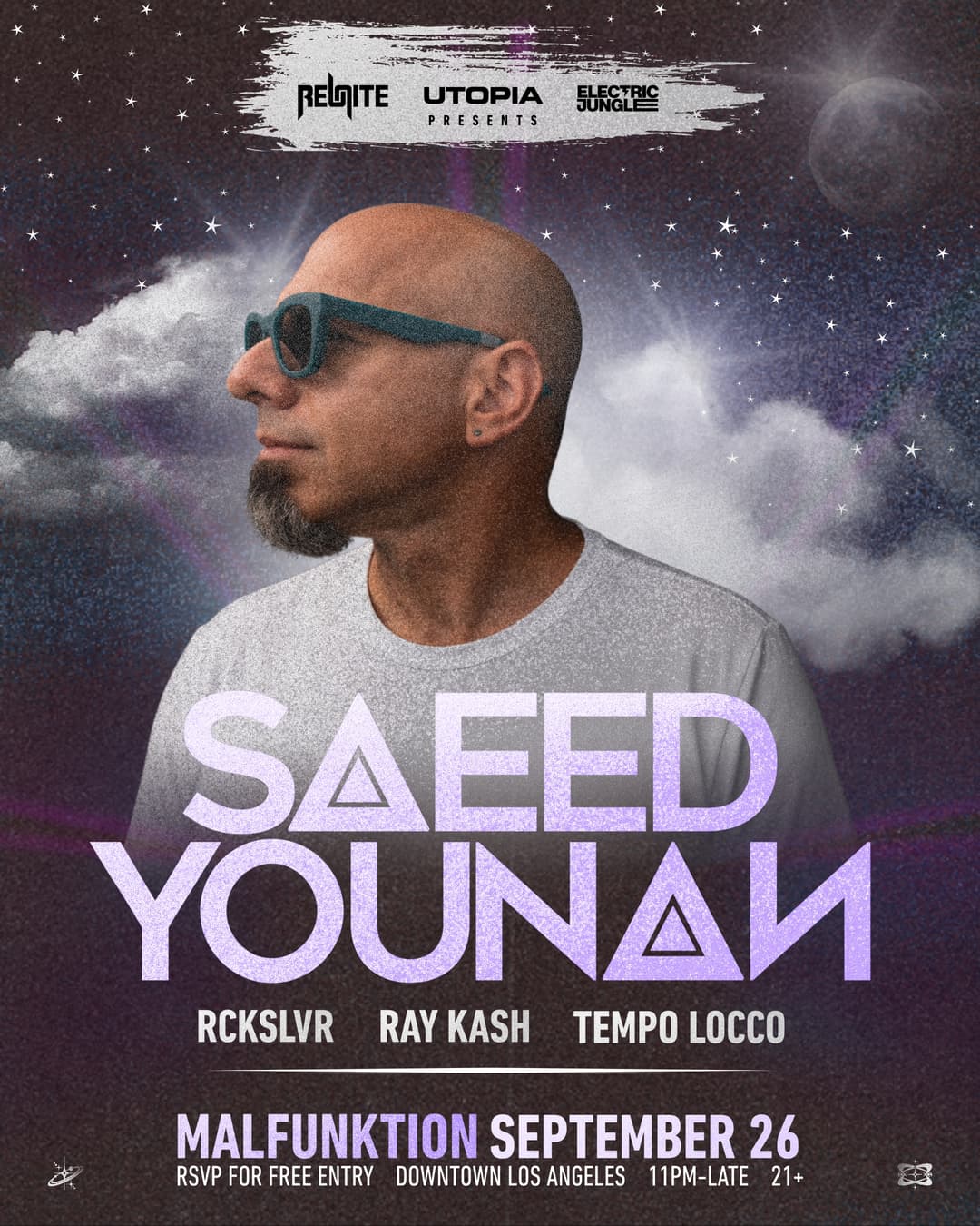 Utopia Presents: MALFUNKTION - SAEED YOUNAM + SURPRISE GUEST DJs event image