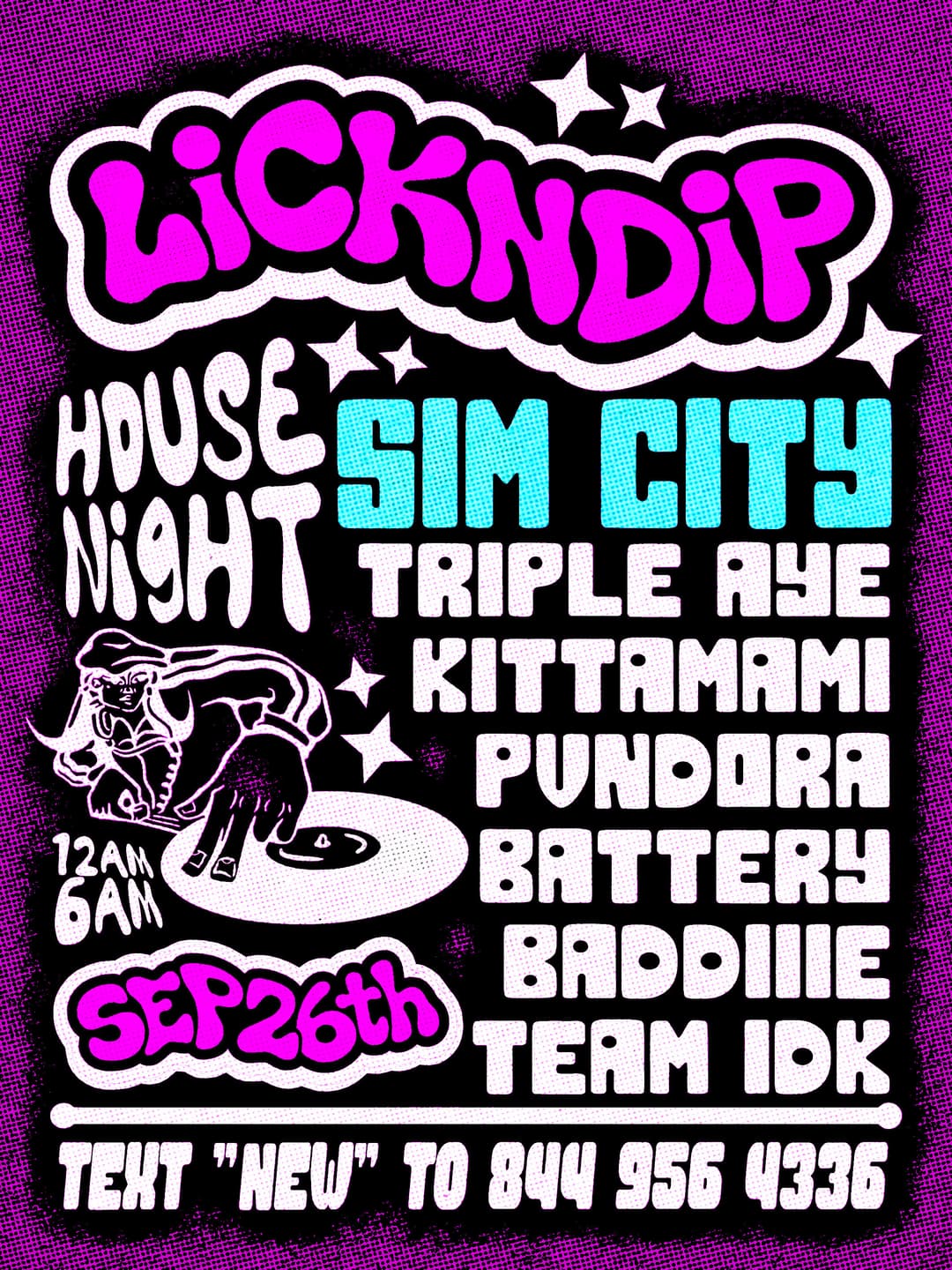LICKNDIP: SIM CITY 9/26 event image