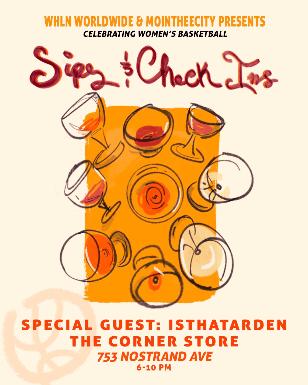 SIPS & CHECKS INS  event image