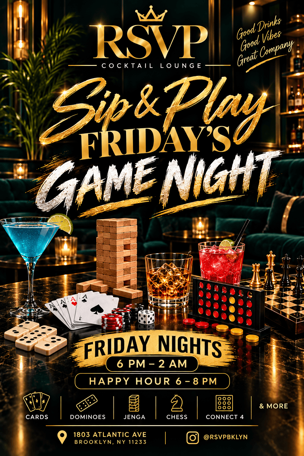 Sip & Play Friday’s event image
