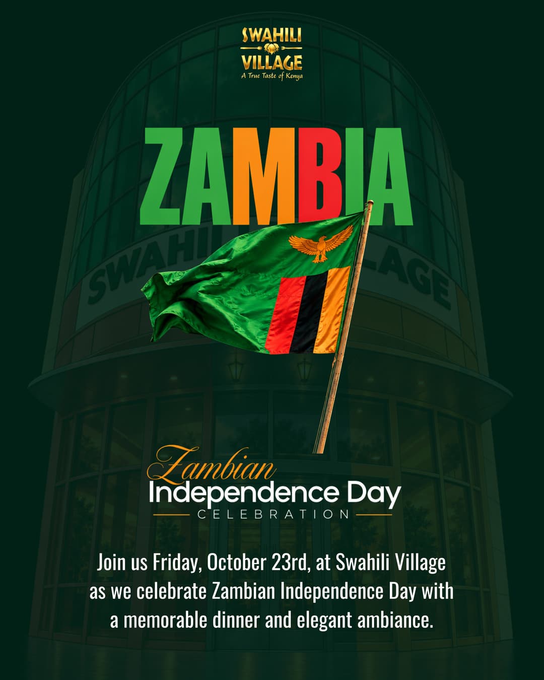 Zambian Independence Day Celebration event image