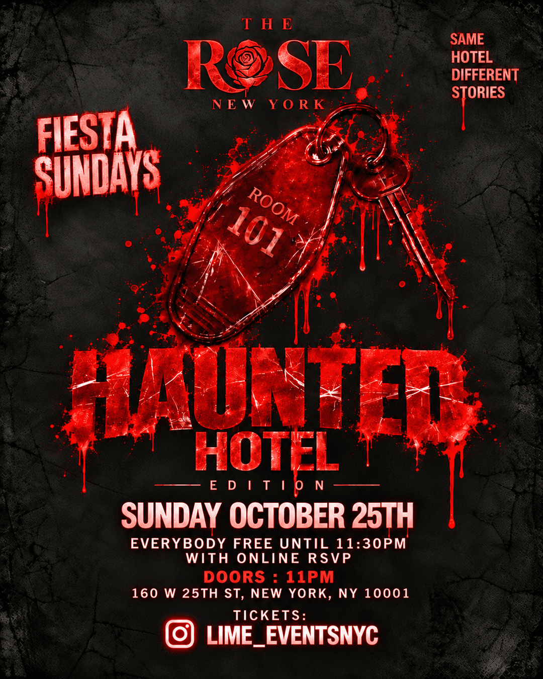 FIESTA SUNDAYS @ THE ROSE NYC (18+) event image