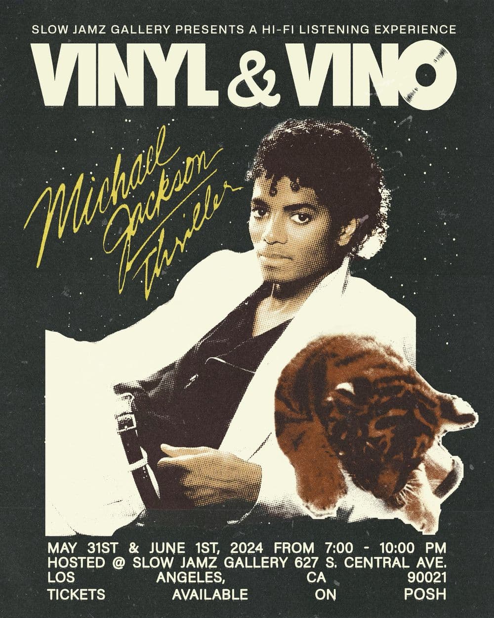 Vinyl & Vino: Listening to Michael Jackson's Thriller event image