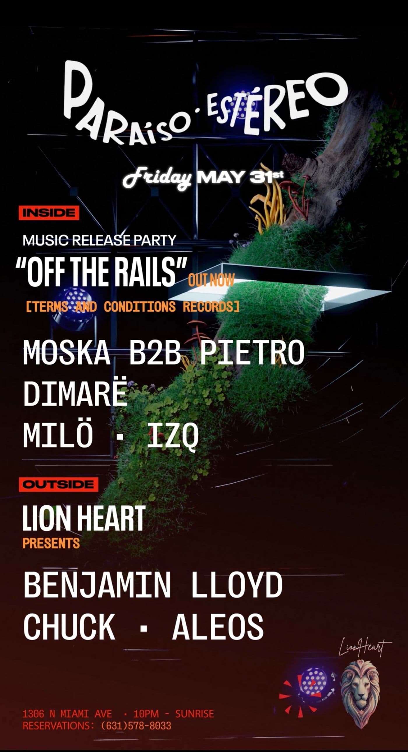 Lion Heart x Off the Rails (All Night Long) event image