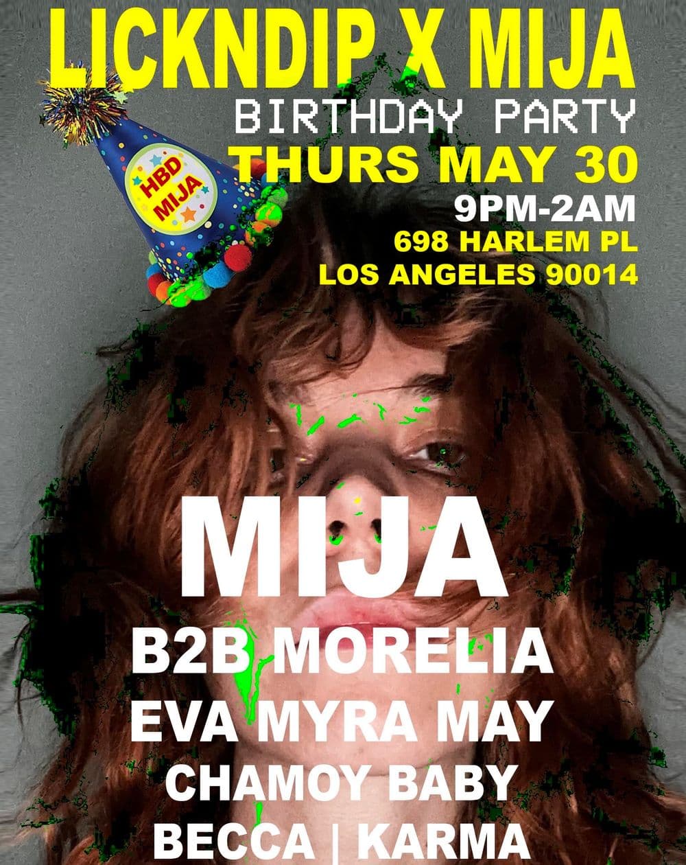 MIJA X LICKNDIP BDAY PARTY event image