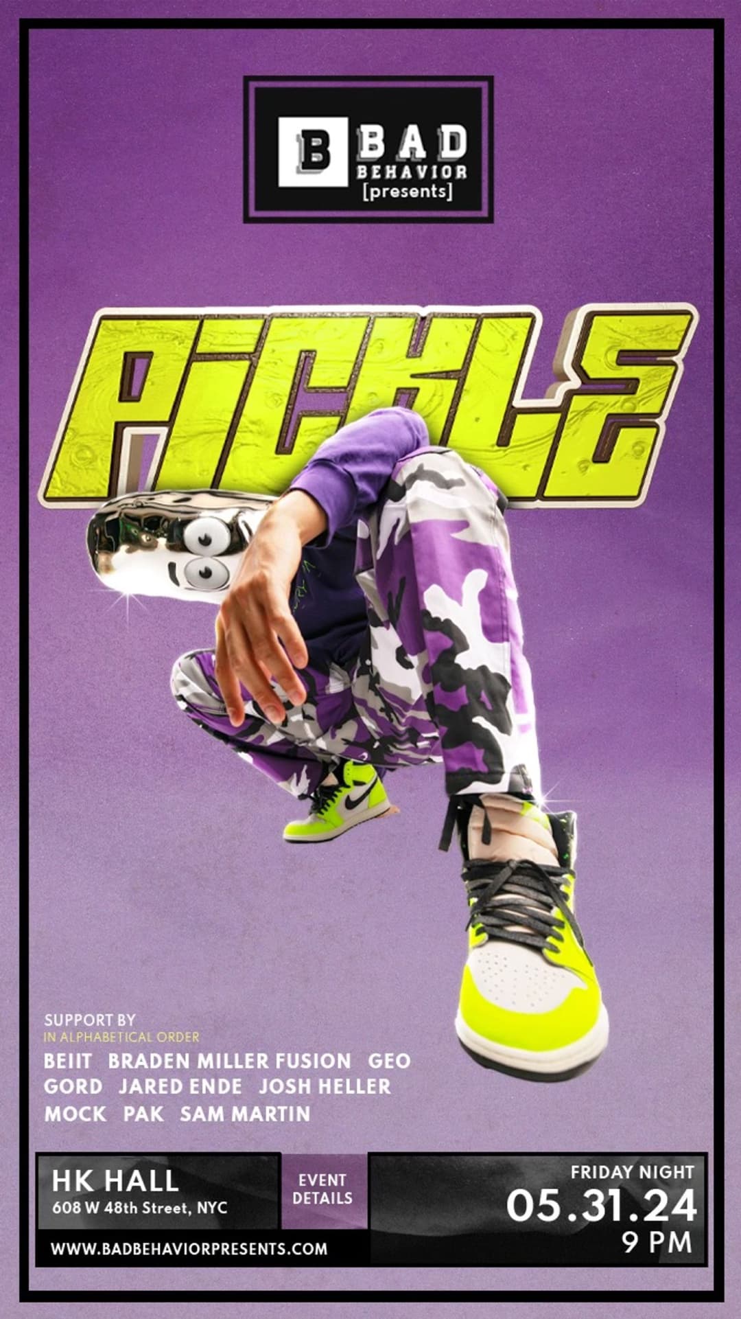 Bad Behavior Presents PICKLE event image