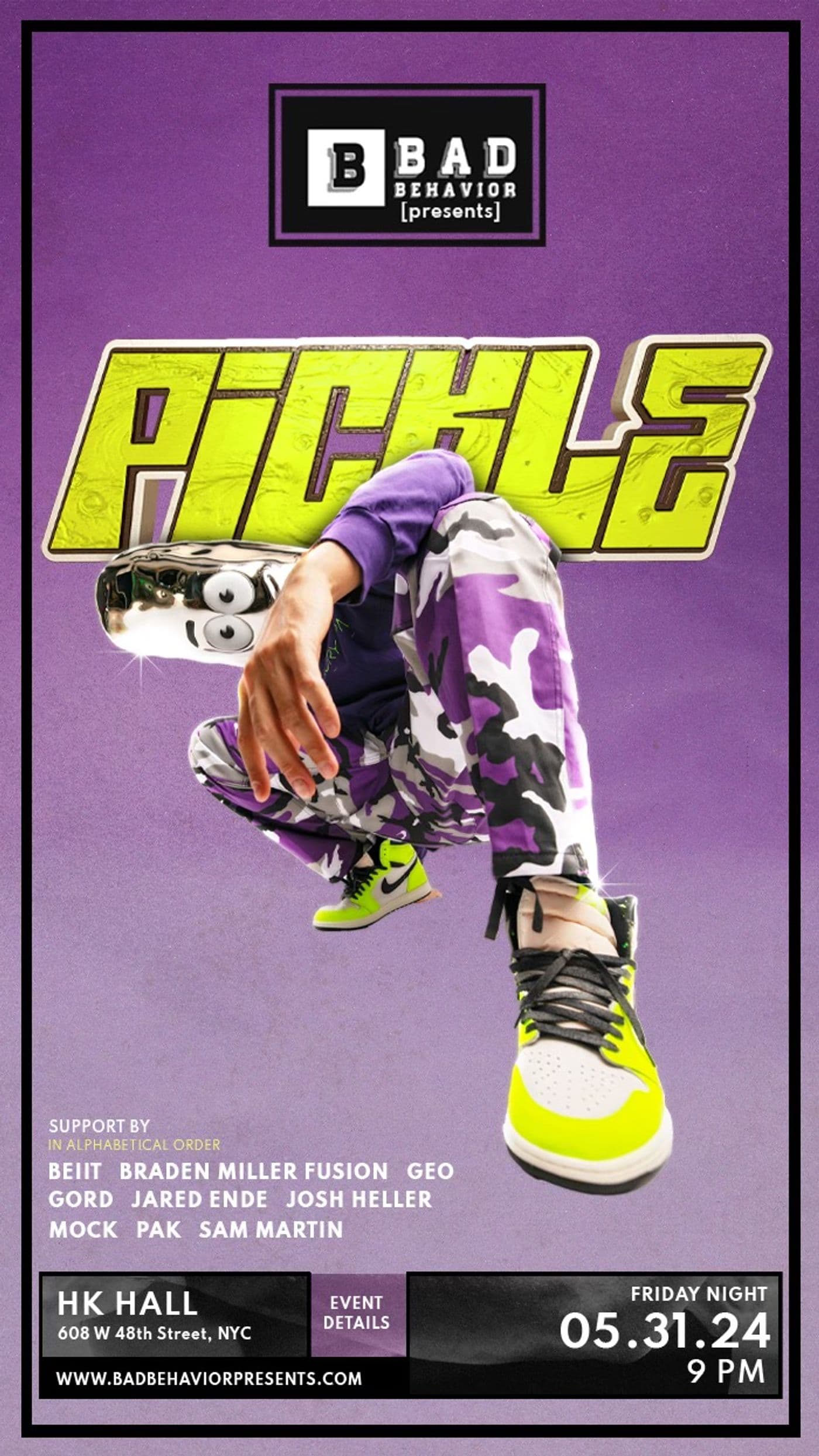 Bad Behavior Presents PICKLE event image
