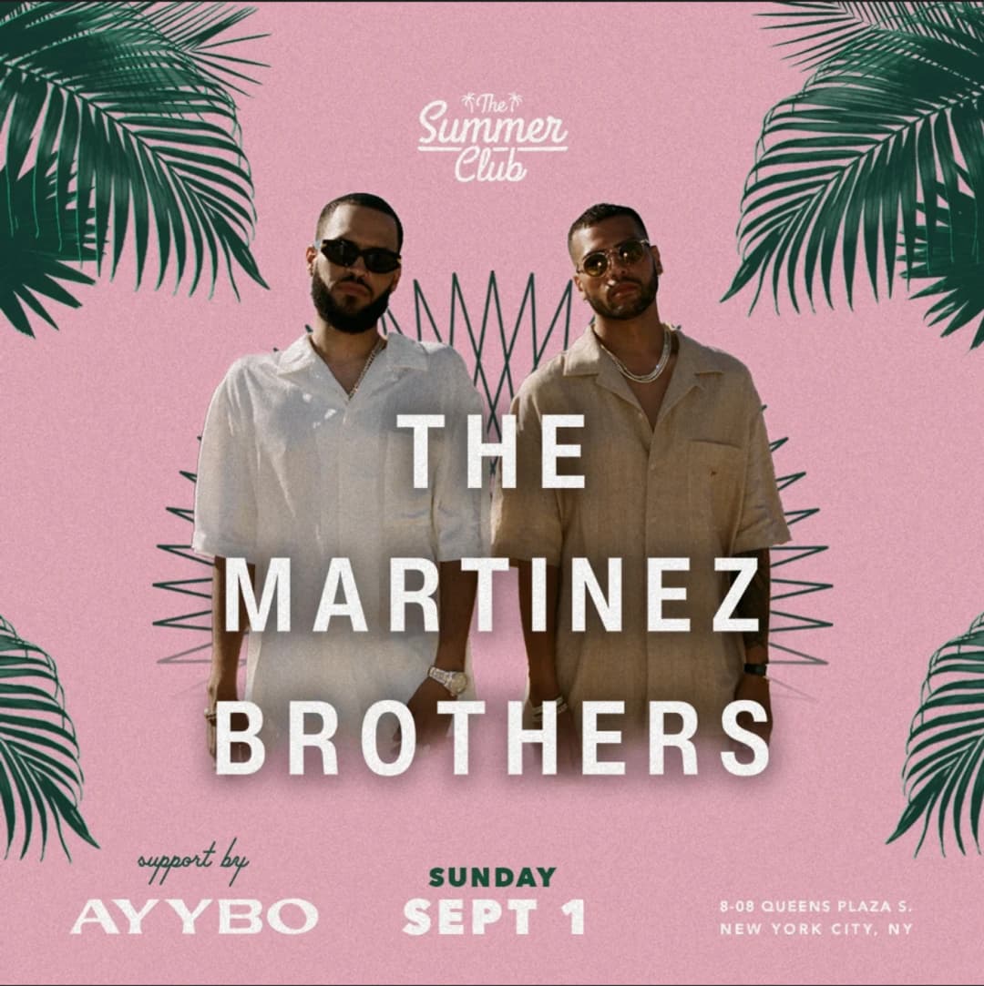 THE MARTINEZ BROTHERS x AYYBO @ THE SUMMER CLUB event image