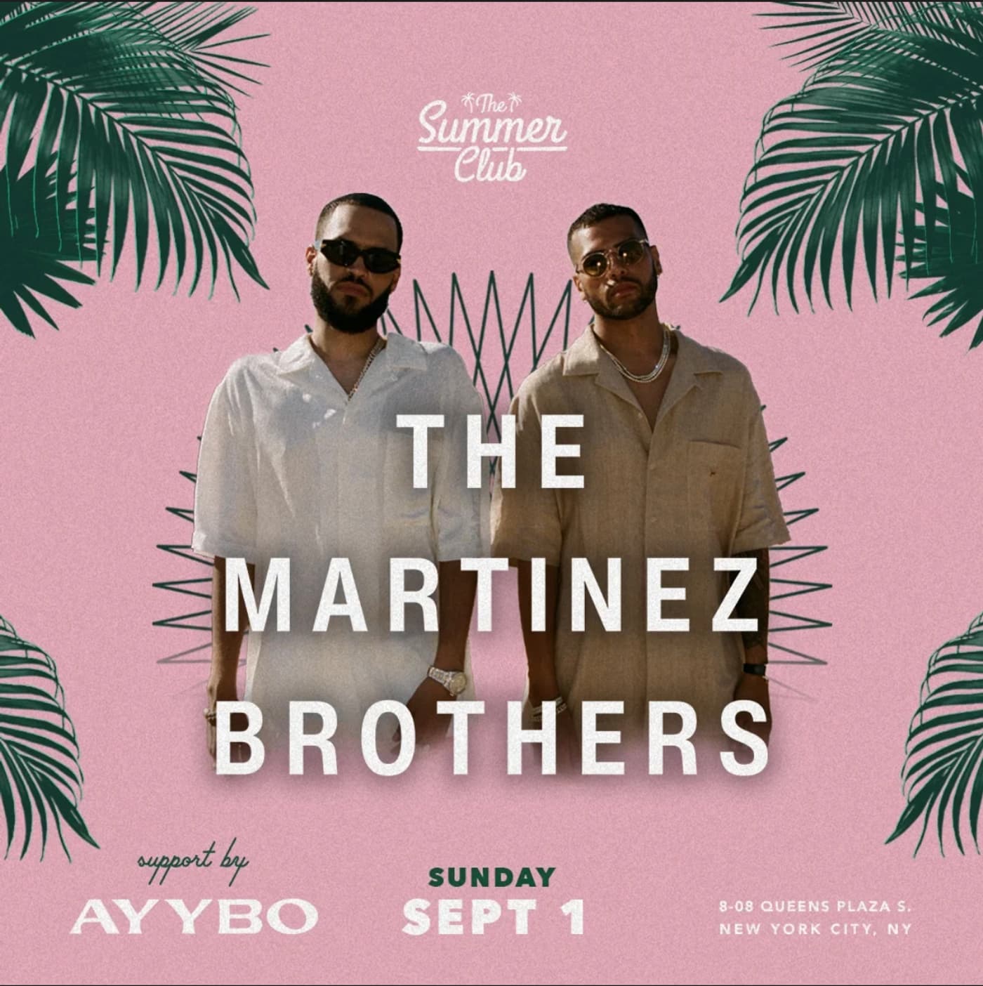 THE MARTINEZ BROTHERS x AYYBO @ THE SUMMER CLUB event image