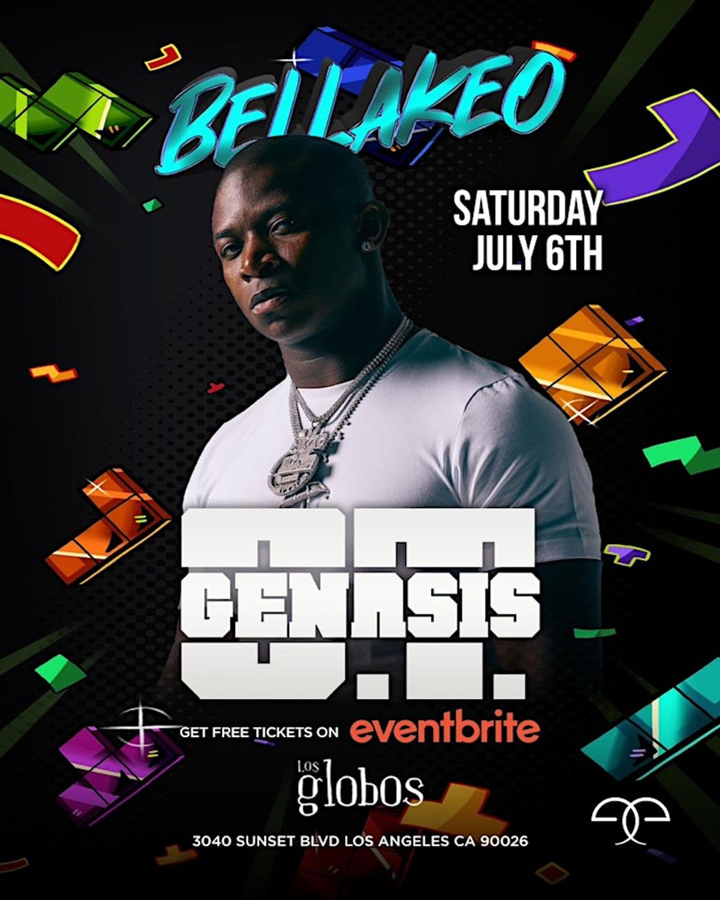 OT GENASIS PERFORMING LIVE AT LOS GLOBOS LA 18+ SAT JULY 6 event image
