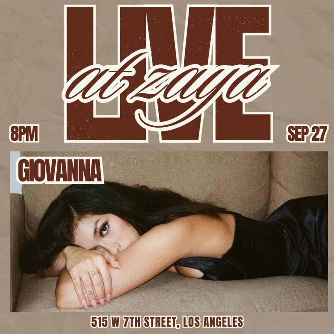 GIOVANNA Live at Zaya event image
