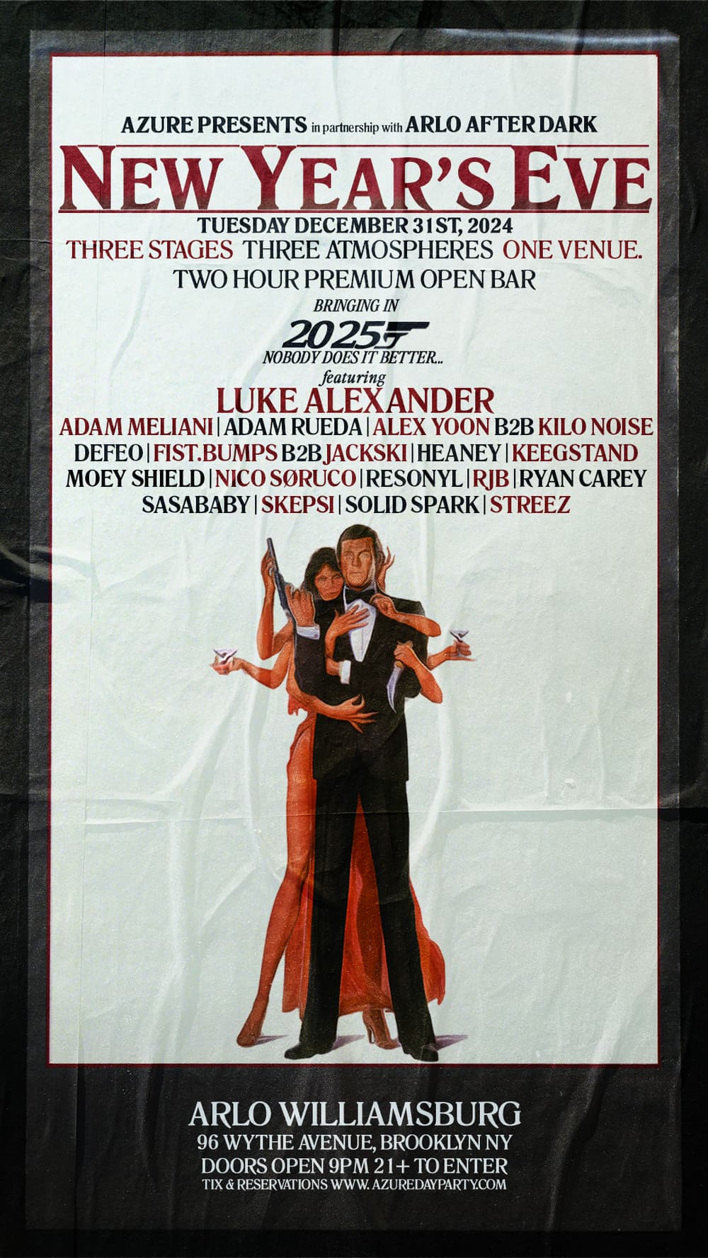 New Year's Eve 2025 at Arlo Williamsburg W/ Luke Alexander event image
