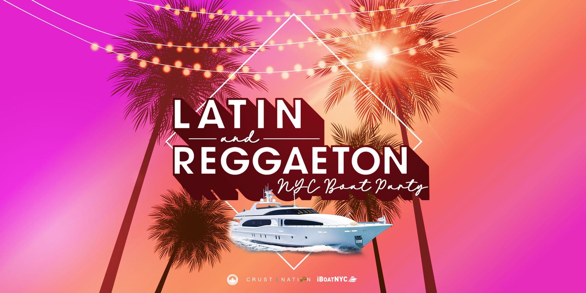 The #1 Latin & Reggaeton Boat Party Yacht Cruise NYC event image